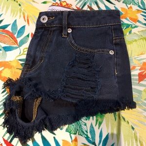 GYPSY WARRIOR = DENIM JEAN SHORTS